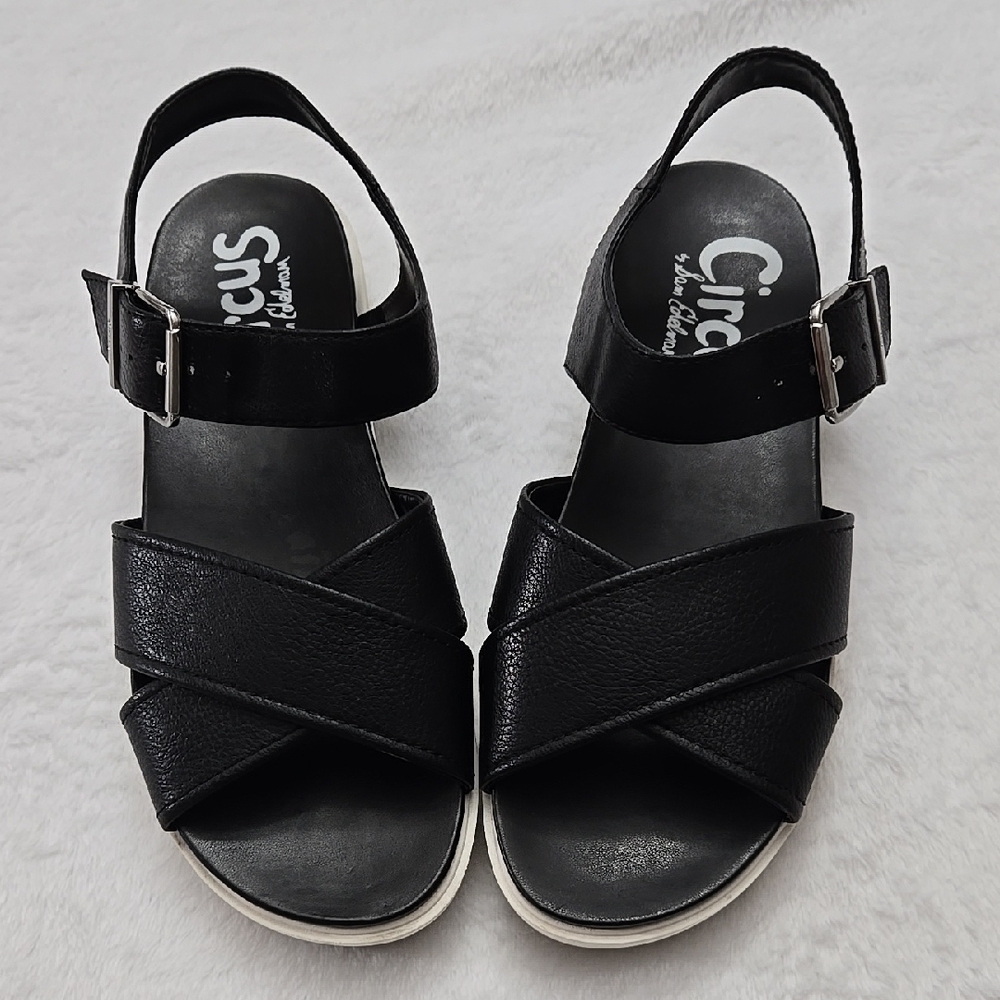 Circus by Sam Edelman Black Women's Sandals, Size 7